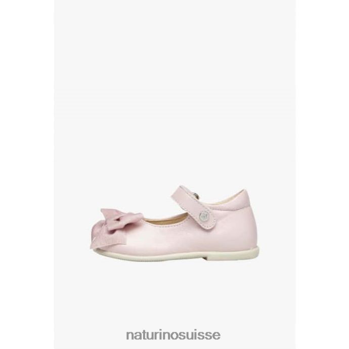 enfants arabesque T88FLL528 Naturino ballerines en cuir rose