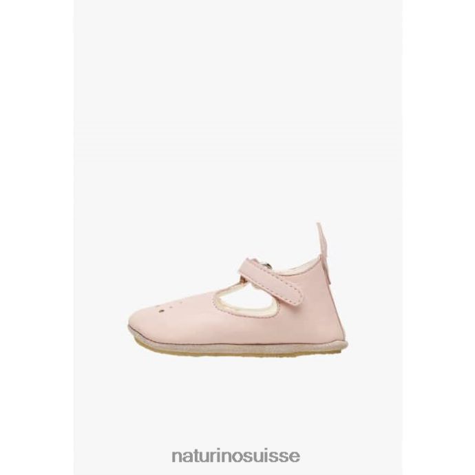 bébé mup T88FLL13 Naturino chaussures de berceau semi-ouvertes rose