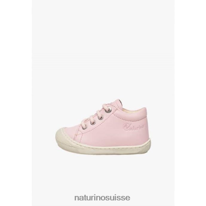 enfants cocon T88FLL112 Naturino chaussures premiers pas en cuir nappa rose