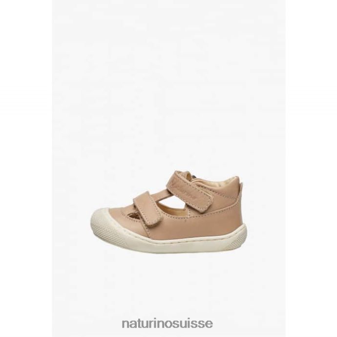 enfants bouffi T88FLL588 Naturino sandales semi-fermées beige