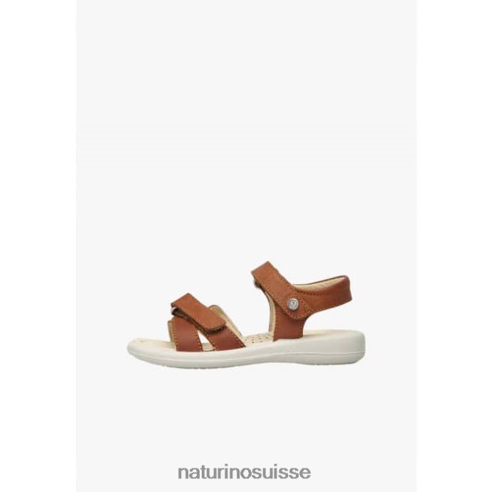 enfants houdan T88FLL545 Naturino sandales en cuir Cognac