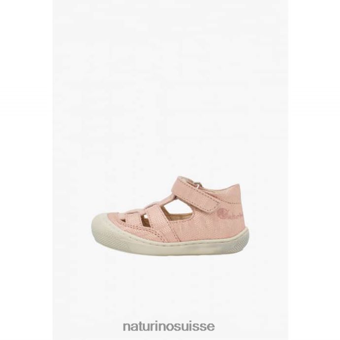 enfants liasse T88FLL573 Naturino sandales laminées semi-ouvertes rose