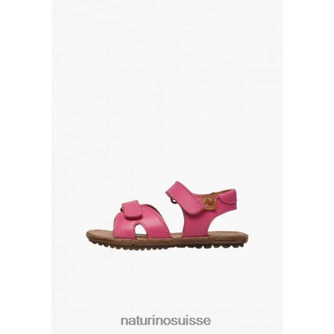 enfants soleil T88FLL273 Naturino sandales en cuir nappa fuchsia