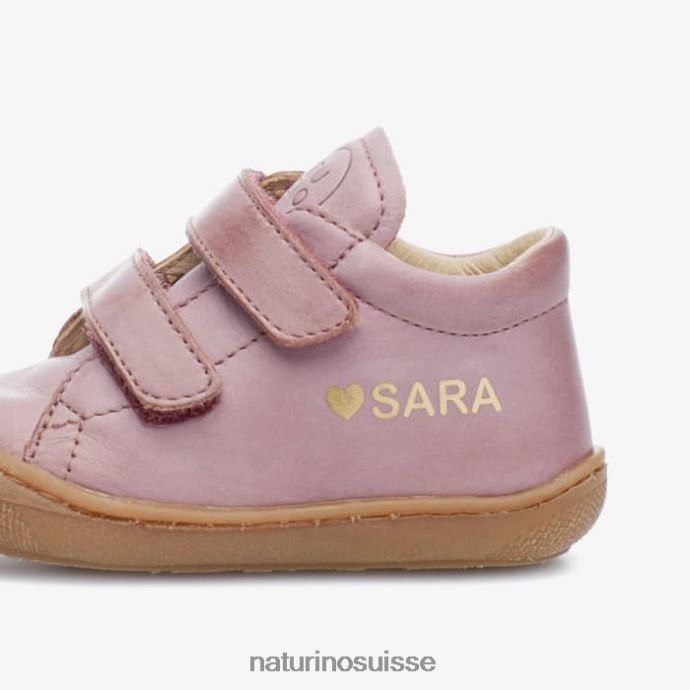 enfants jumeaux bébé vl T88FLL599 Naturino chaussures premiers pas rose